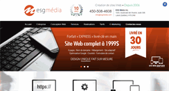 Desktop Screenshot of esgmedia.com